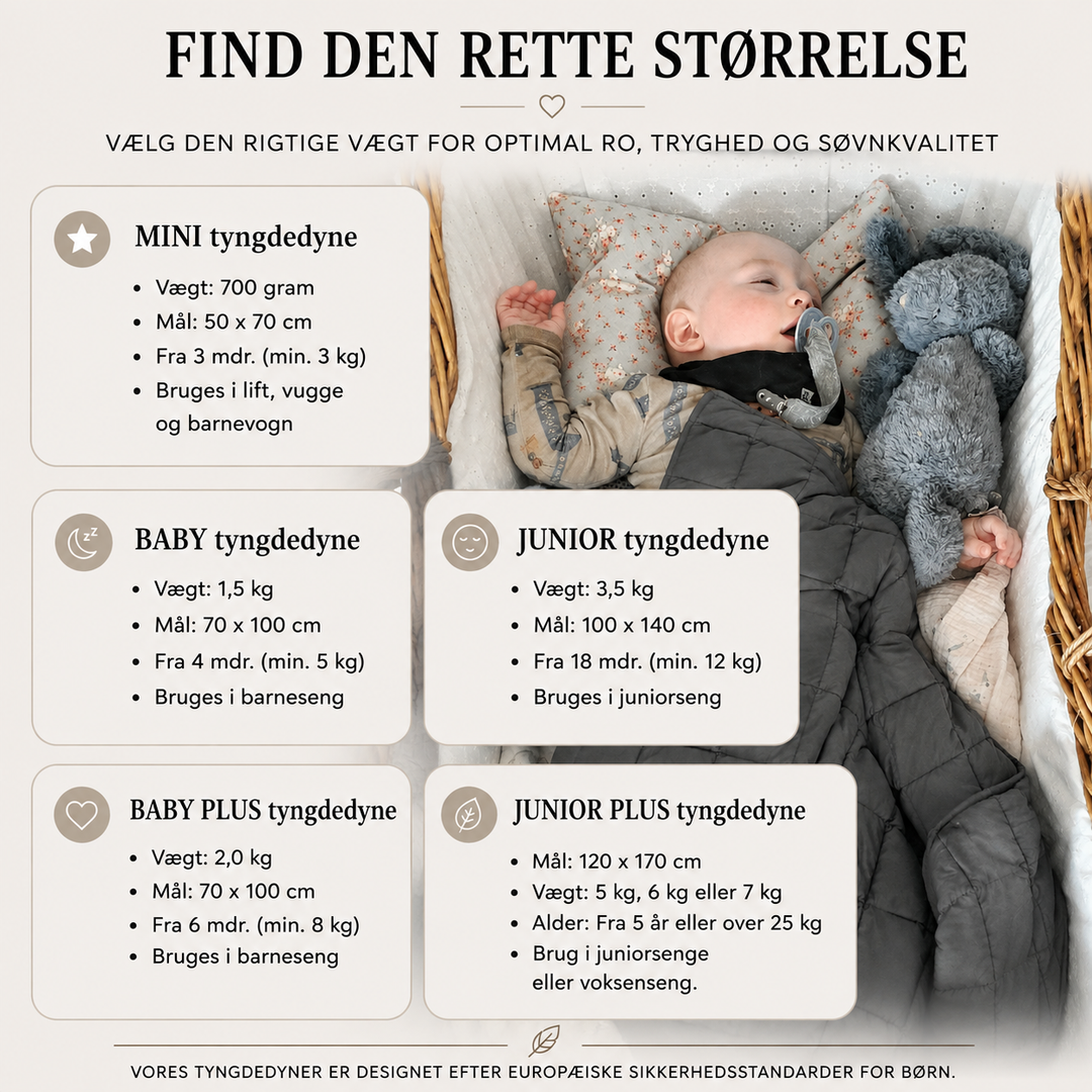 Originale tyngdedyner børn