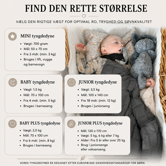 Originale tyngdedyner børn