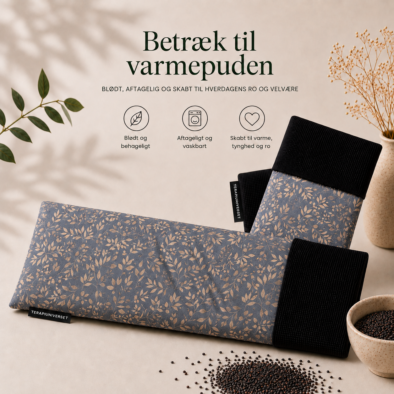 Betræk til varme- og vægtetpude