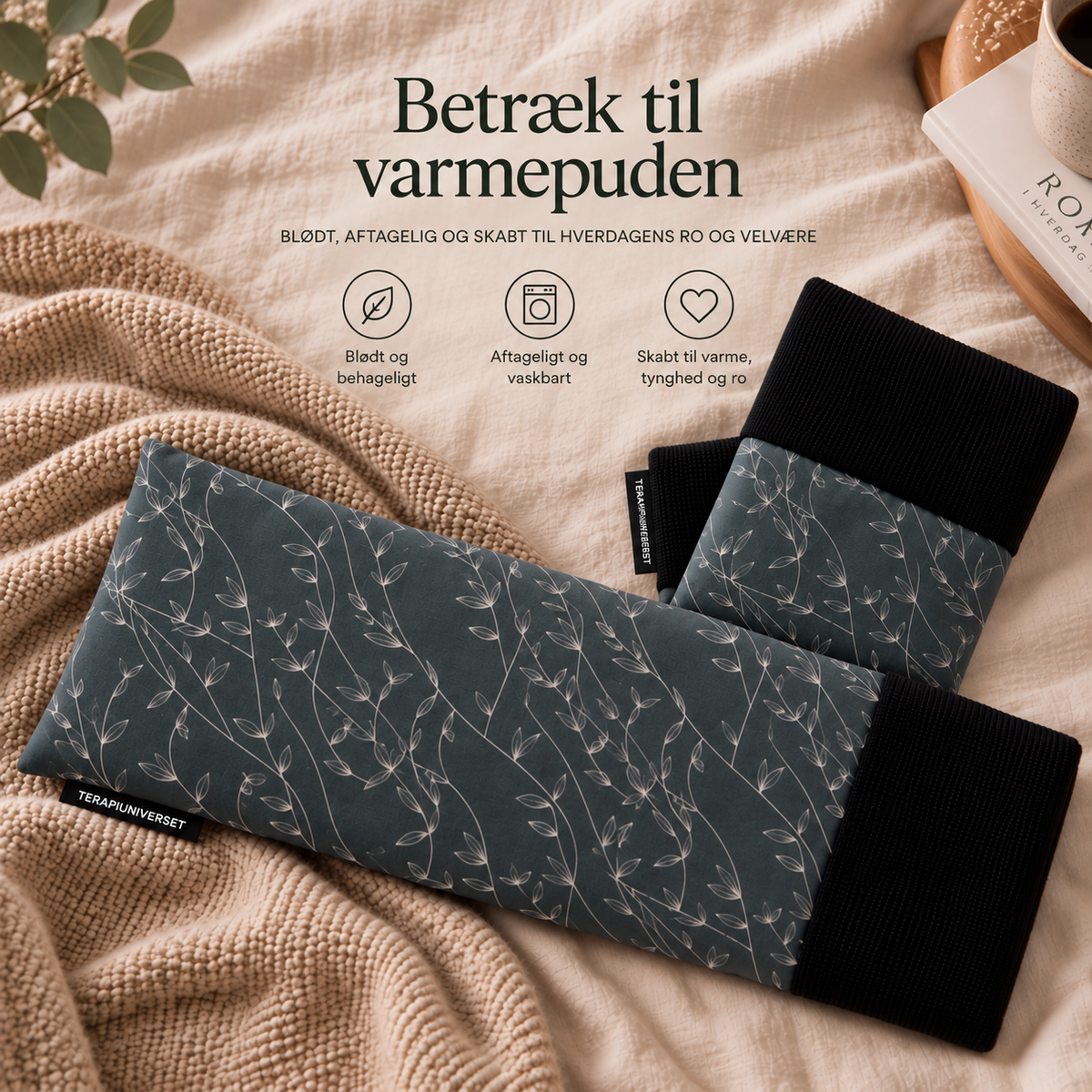 Betræk til varme- og vægtetpude