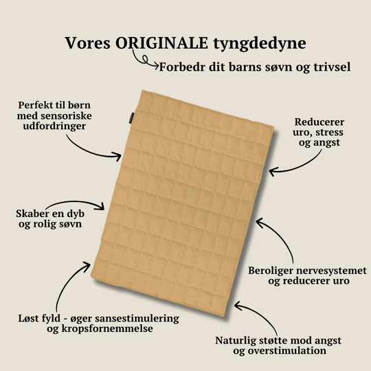 Sansestimulerende tyngdedyne